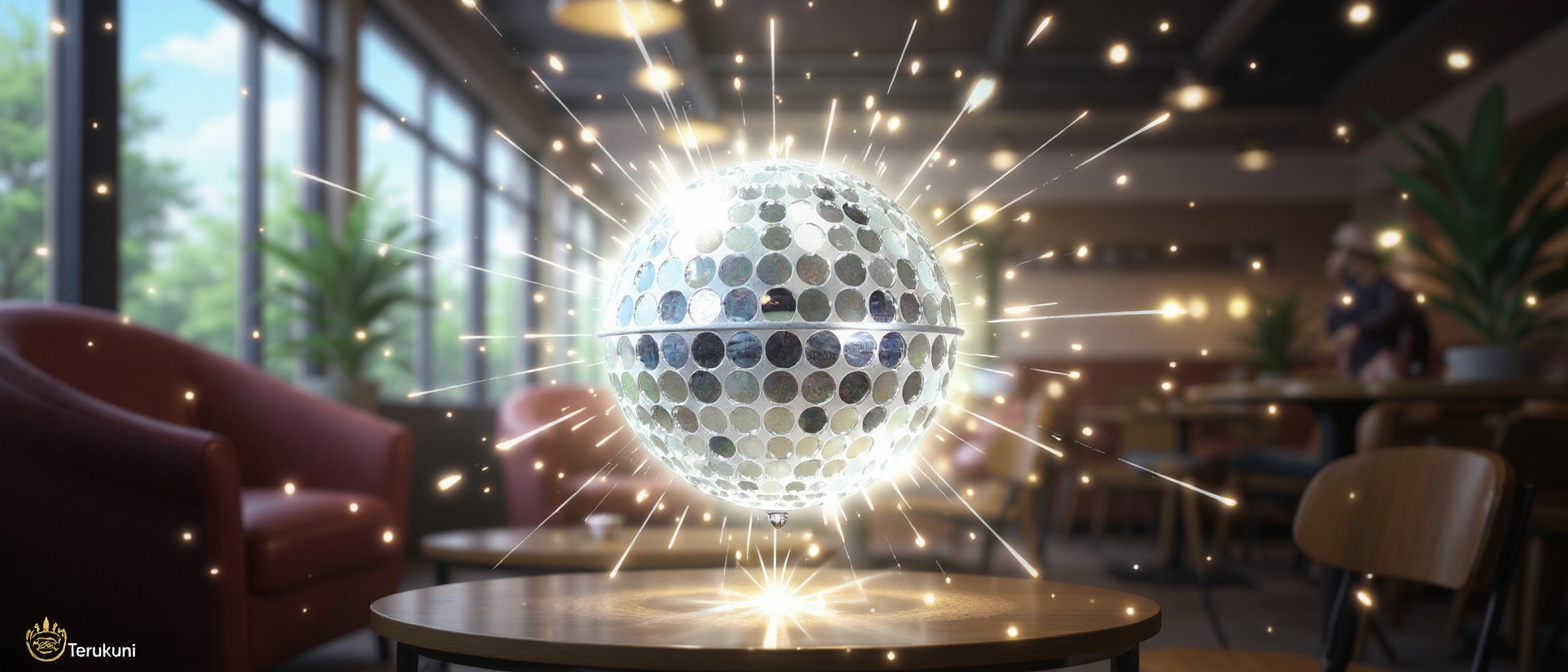 SNS映えの空間へ：ミラーボールで変わるあなたの店舗の可能性を秘めています。